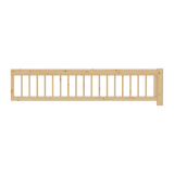 CLASSIC RAW Barrière de sécurité 3/4 avec barreaux, 200 cm, Pin