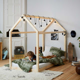 COTTAGE Lit simple, Pine, 90x200 cm