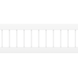 Barrière de sécurité, 3/4, Blanc