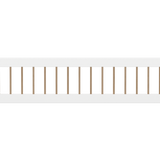 3/4 Absturzsicherung, Weiß/Eiche