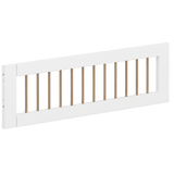 Barrière de sécurité 1/2, Blanc/Chêne