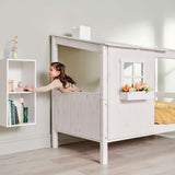 ROOMIE Bookcase, 72 cm, MDF, White