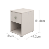 Chest with 1 Drawer, Grey
