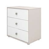 Chest with 3 Drawers, Grey