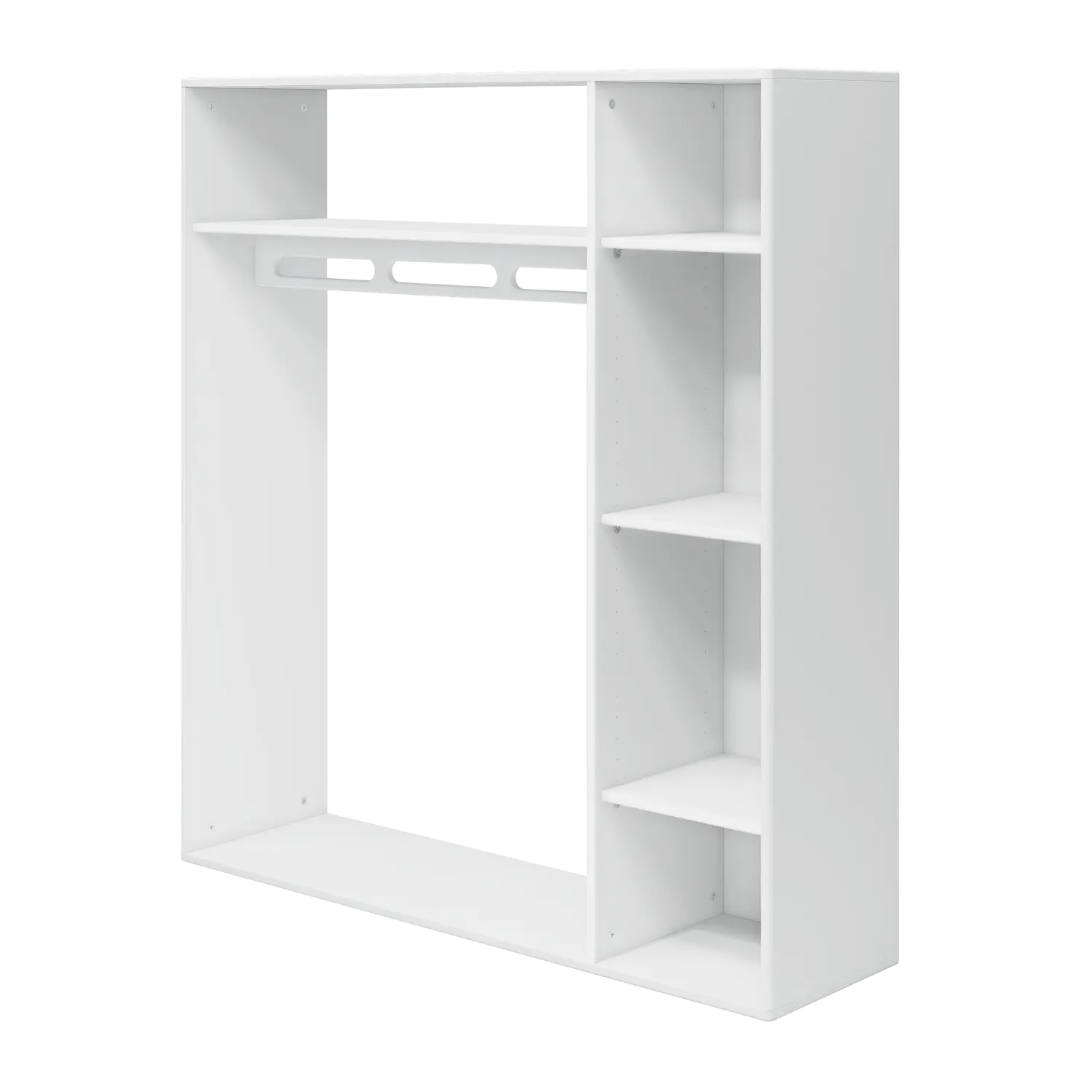 Offener Kleiderschrank