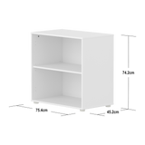 SAGA Kast, 1 plank, Wit
