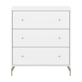 SAGA Chest, 3 drawer, White