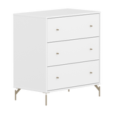 SAGA Chest, 3 drawer, White