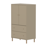 SAGA Cupboard, 2 door & 2 drawer, Beige