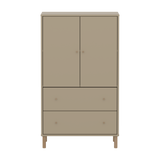 SAGA Cupboard, 2 door & 2 drawer, Beige