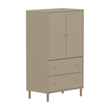 SAGA Cupboard, 2 door & 2 drawer, Beige