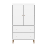 SAGA Cupboard, 2 door & 2 drawer, White