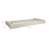 Pull-out Bed, 90x190 cm, White