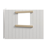 Treehouse Bed Fronts, Oak frame, WHITE & NOR