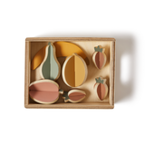 Fruits, 7 pcs, Handpainted