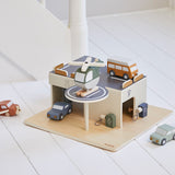Wooden Parking Garage, Handpainted