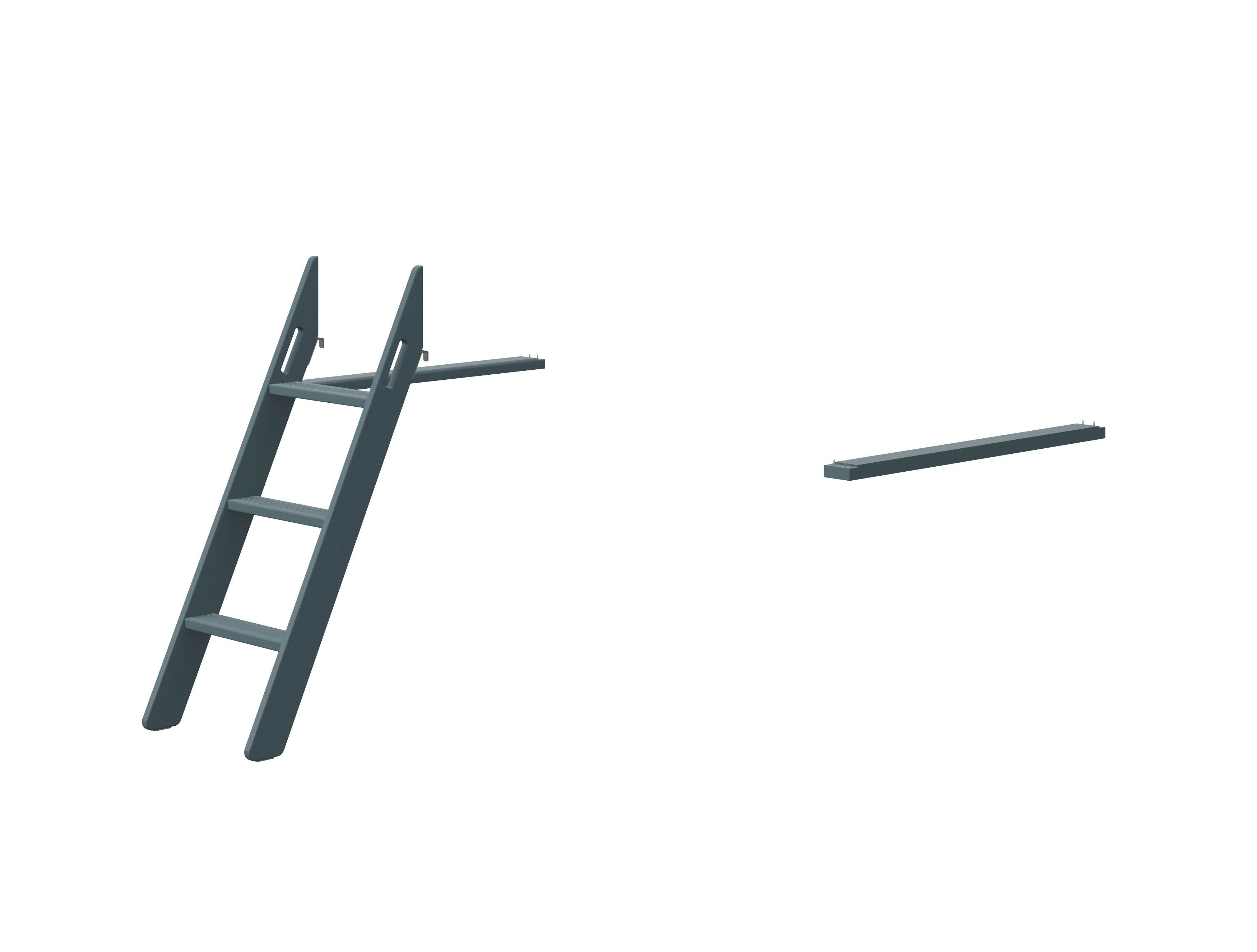 Popsicle Slanting ladder for midhigh bed FLEXA