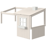 1/2 House for Single and High Bed 120 cm, White