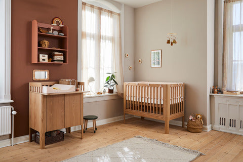 NOVA Babybed, Oak, 120x70 cm