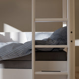 High bed with sofa, desk and mattress, 90x200 cm