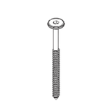 Threaded screw