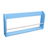 DOTS Display shelf, 75 cm, MDF, Blue Skies