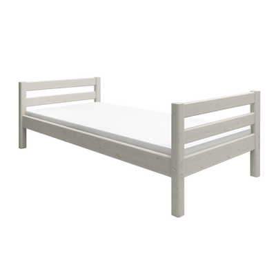 Single Bed, 90x200 cm, White