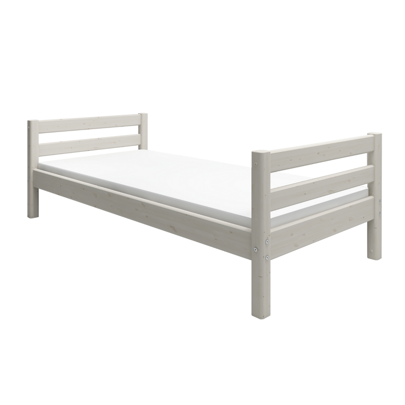 Single Bed, 90x200 cm, White