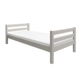 Single Bed, 90x200 cm, Grey