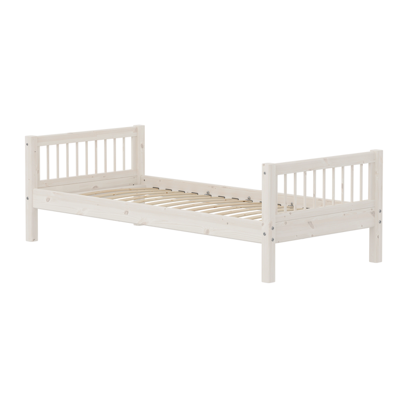 Single Bed, 90x200 cm, White