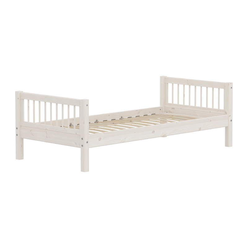 Single Bed, 90x200 cm, White