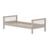 Single Bed, 90x200 cm, Grey