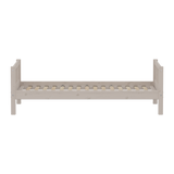 Single Bed, 90x200 cm, Grey