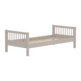 Single Bed, 90x200 cm, Grey