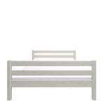 Lit simple, 140x200 cm, Blanc