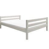Lit simple, 140x200 cm, Blanc