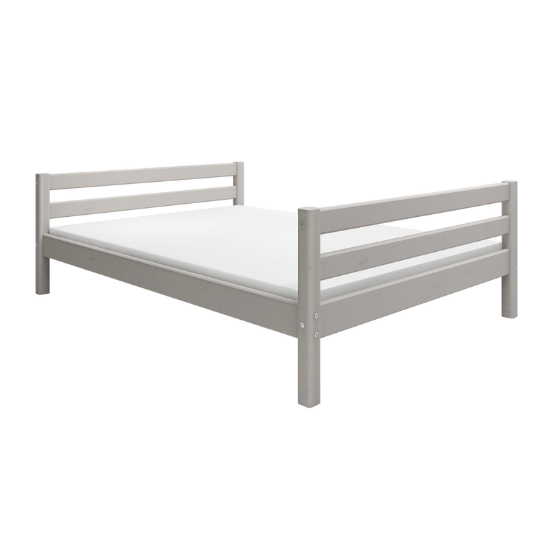 Single Bed, 140x200, Grey