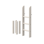 Ladder and Legs for High Bed 120 cm, White LADDER_LEGS ladder-and-legs-for-mid-high-bed-white-washed  flexa-com.myshopify.com