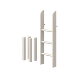 Ladder and Legs for High Bed 120 cm, White LADDER_LEGS ladder-and-legs-for-mid-high-bed-white-washed  flexa-com.myshopify.com