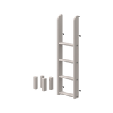 Ladder and Legs for Bunk Bed 154 cm, Grey LADDER_LEGS ladder-and-legs-for-bunk-bed-grey-washed  flexa-com.myshopify.com