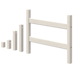 Bed Legs for High Bed 143 cm, White LEGS bed-legs-for-semi-high-bed-white-washed-1  flexa-com.myshopify.com