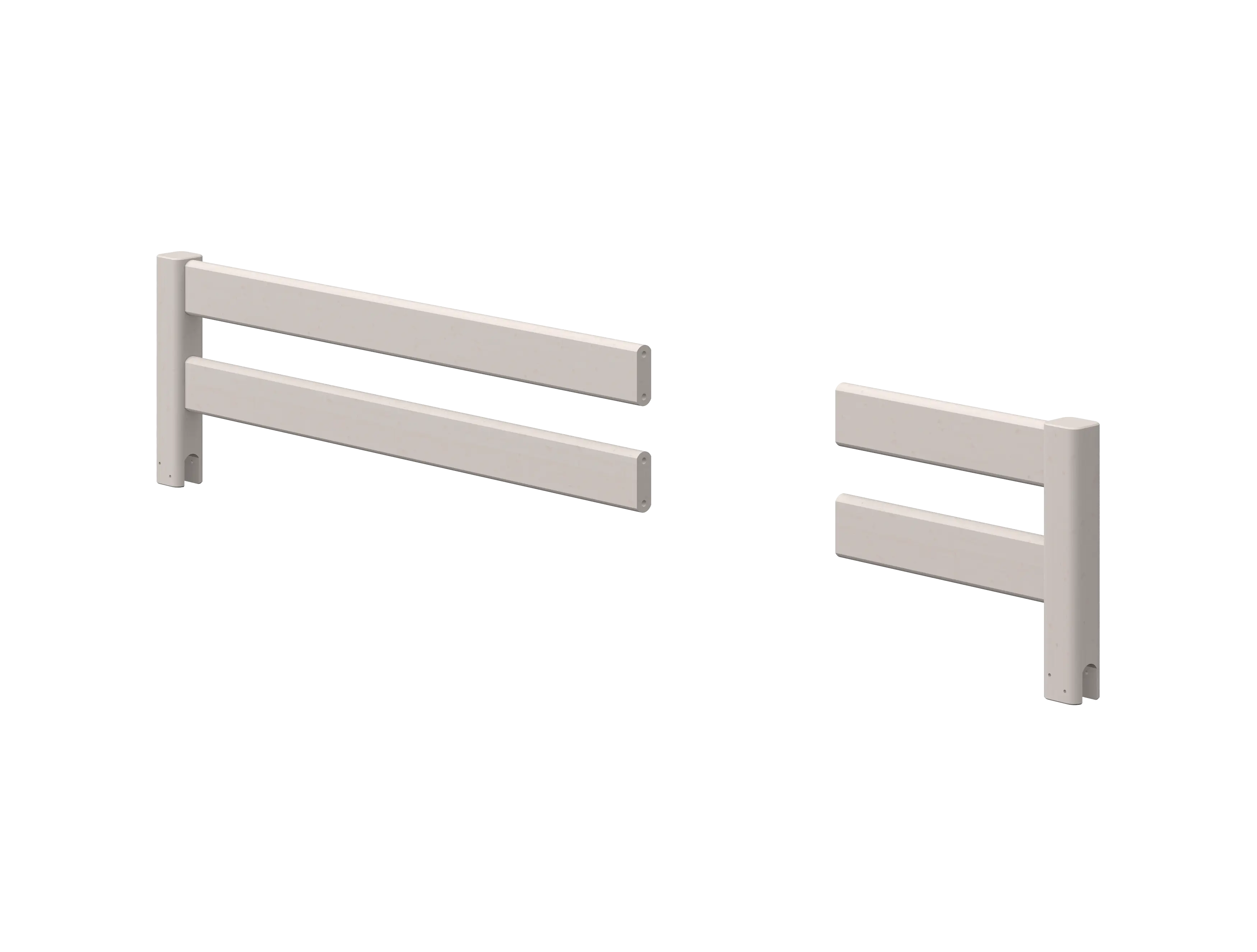 Train Rails Color:gray Safety Rail, Divided, Grey – FLEXA