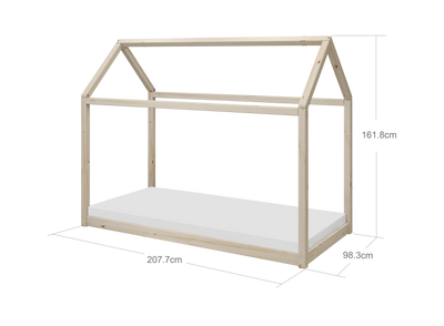 Single Bed, 90x200 cm, Pine