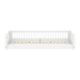 Montessori-bed met spijlen, 90x200 cm, wit