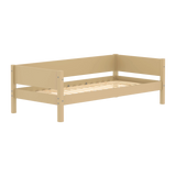 Single Bed with Safety Rail, 90x200 cm, Sand