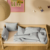 Single Bed with Safety Rail, 90x200 cm, Sand