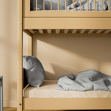 Bunk Bed 154 cm with Ladder and Safety Rail, 90x200 cm, Sand