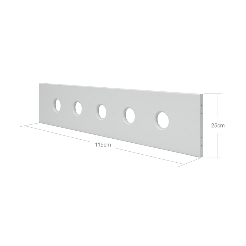 Barrière de sécurité, 1/2, Blanc