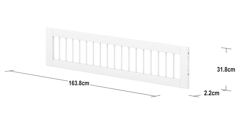 Safety Rail w. bars 3/4, 200cm