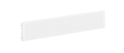 WHITE 3/4 Safety Rail with Grooves, White